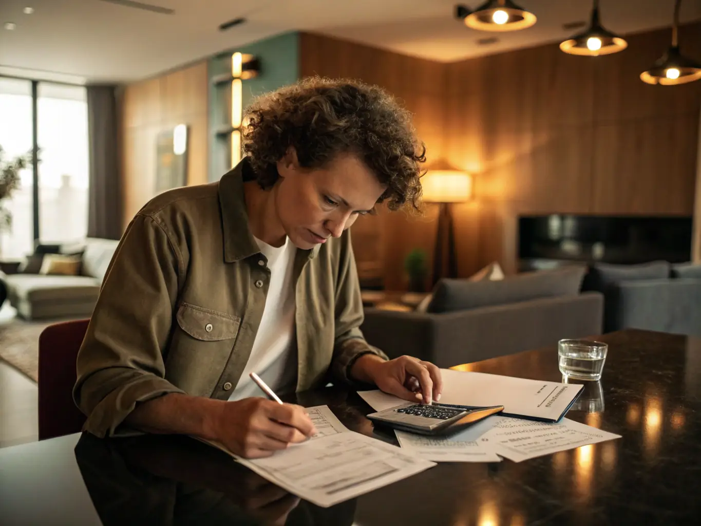 A person is working on a laptop, with a self-improvement workbook and financial planning templates on the desk, symbolizing practical resources for financial freedom.
